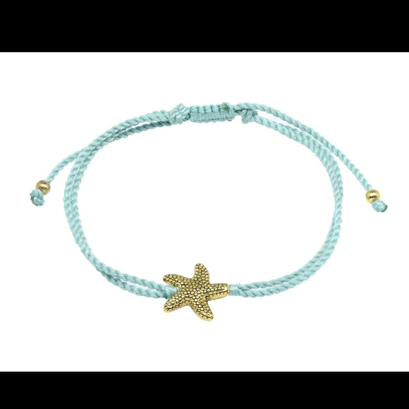 To The Market Adjustable Starfish Bracelet Gold - Picture 1 of 1